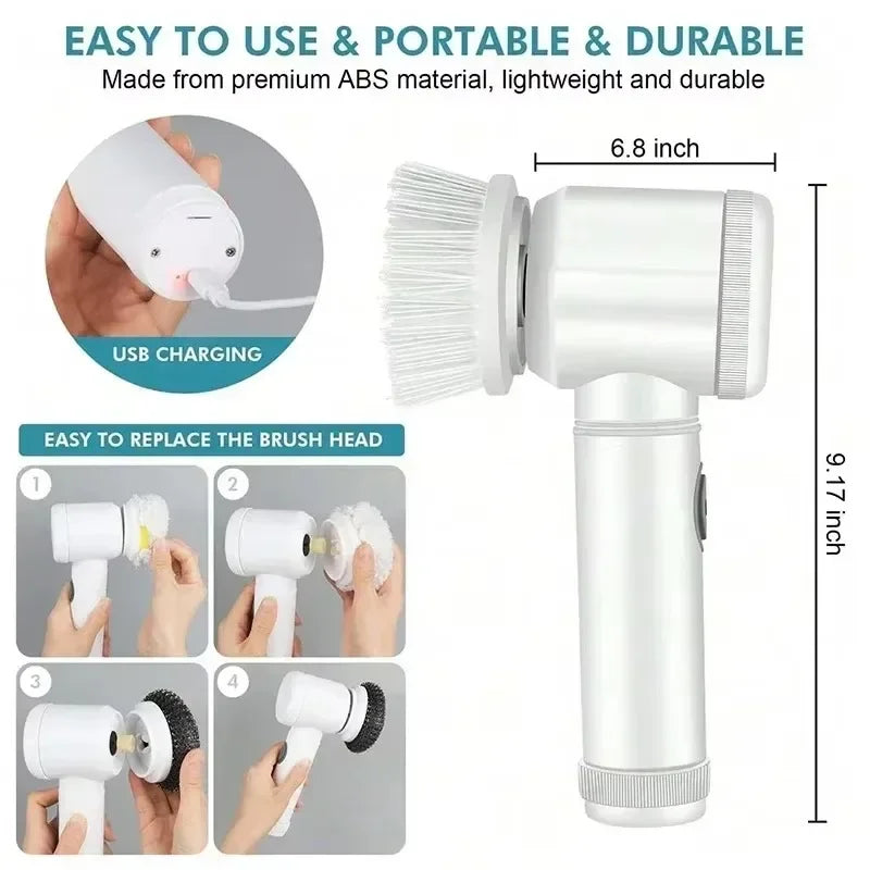 Handheld Electric Spin Scrubber