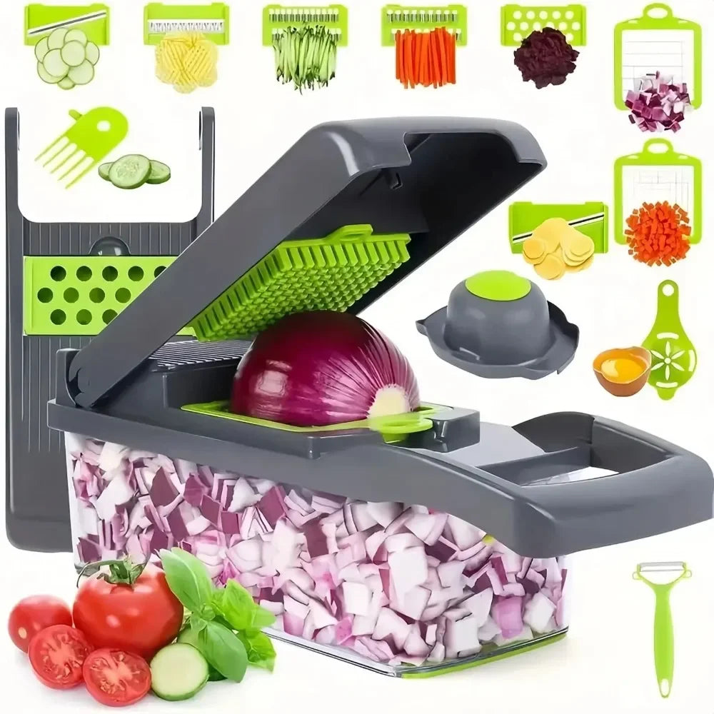 Versatile 16-in-1 Vegetable Chopper
