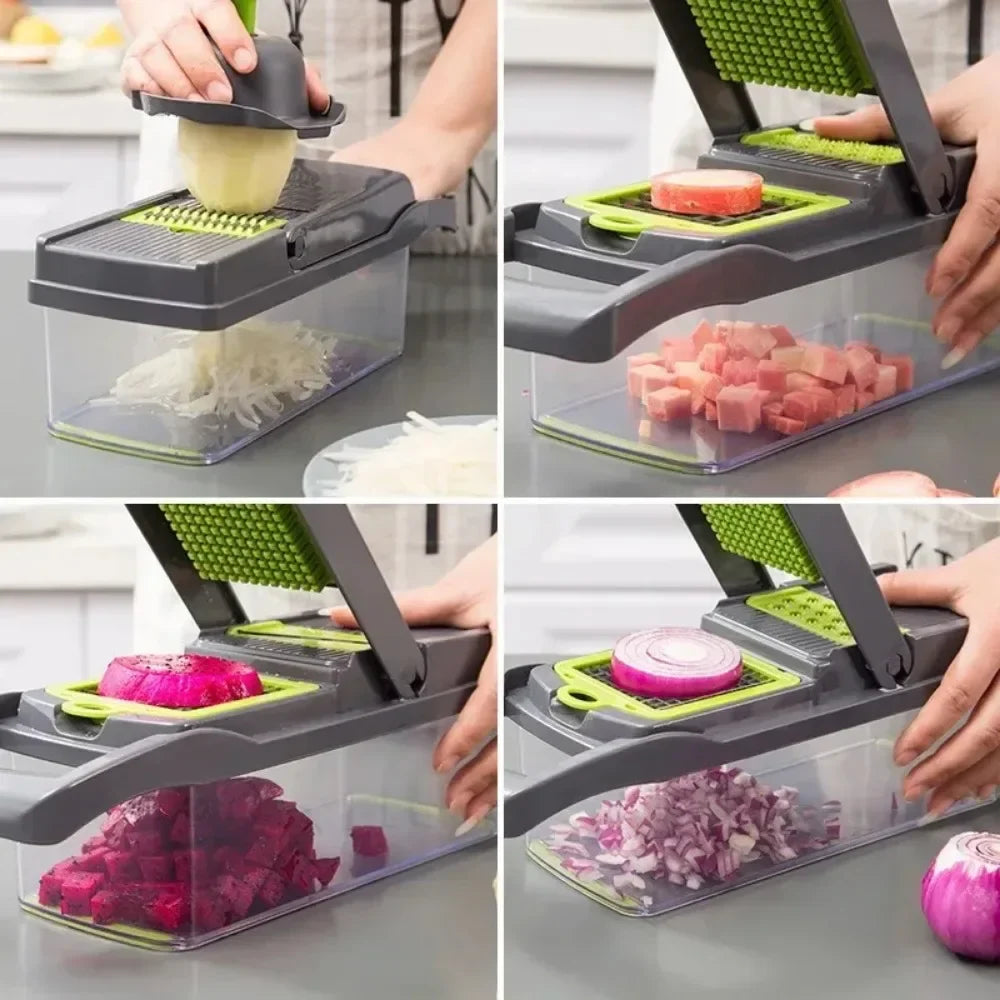 Versatile 16-in-1 Vegetable Chopper