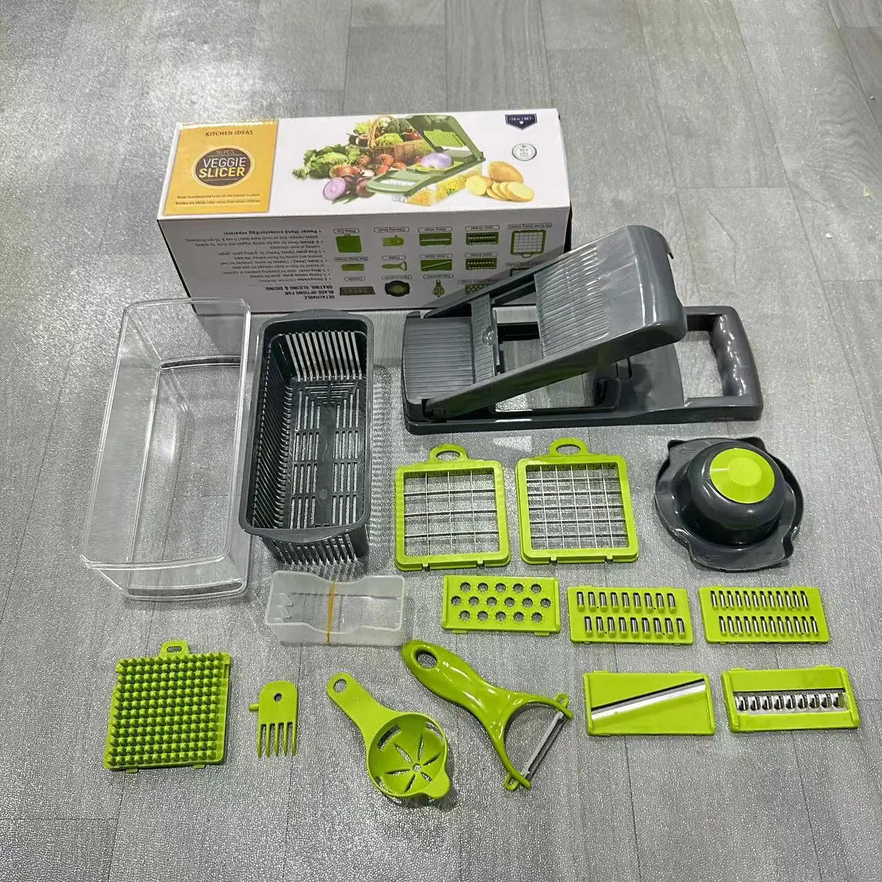Versatile 16-in-1 Vegetable Chopper