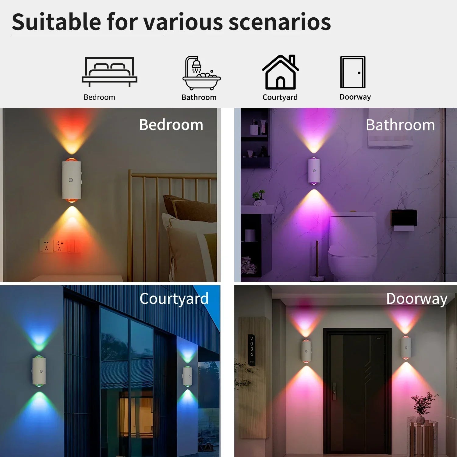 7-Color Wireless Motion Light