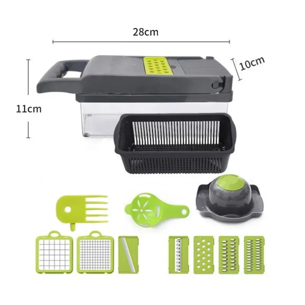 Versatile 16-in-1 Vegetable Chopper