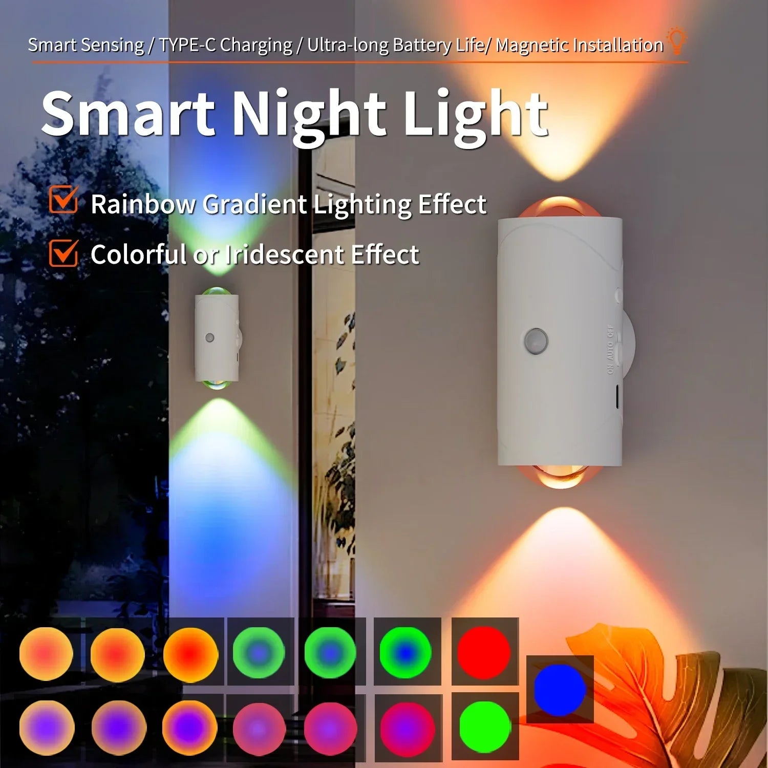 7-Color Wireless Motion Light