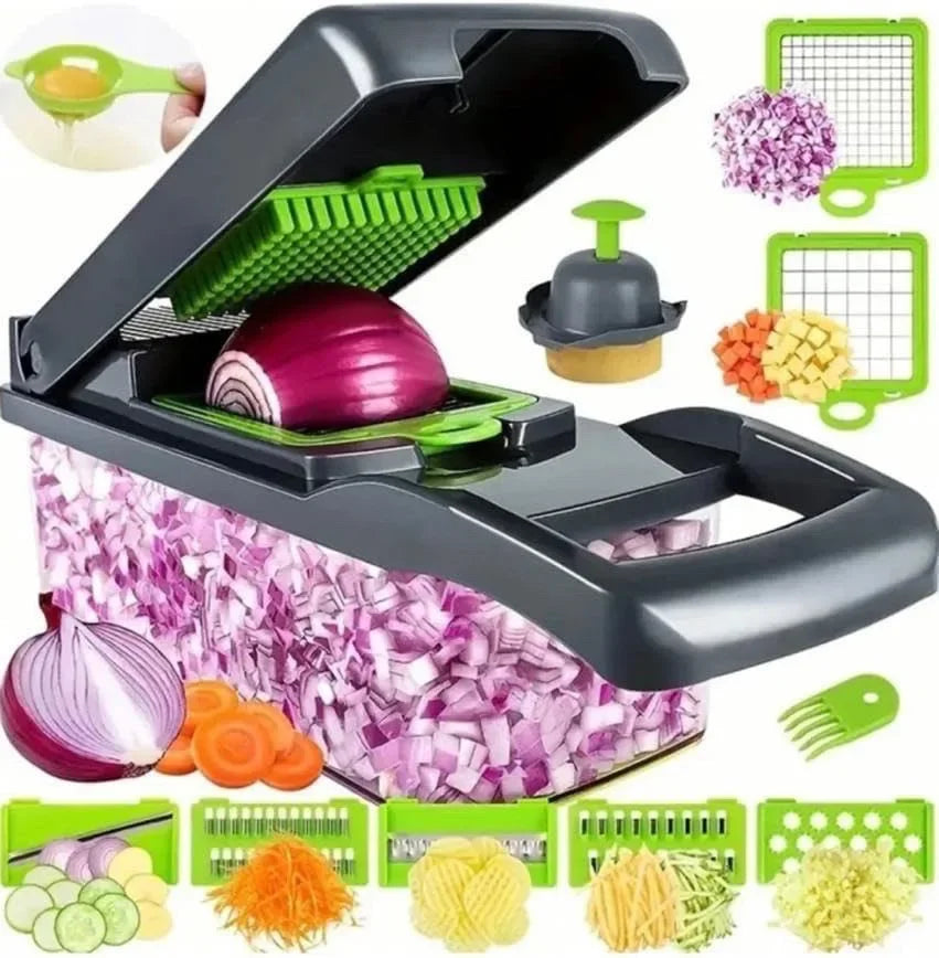 Versatile 16-in-1 Vegetable Chopper